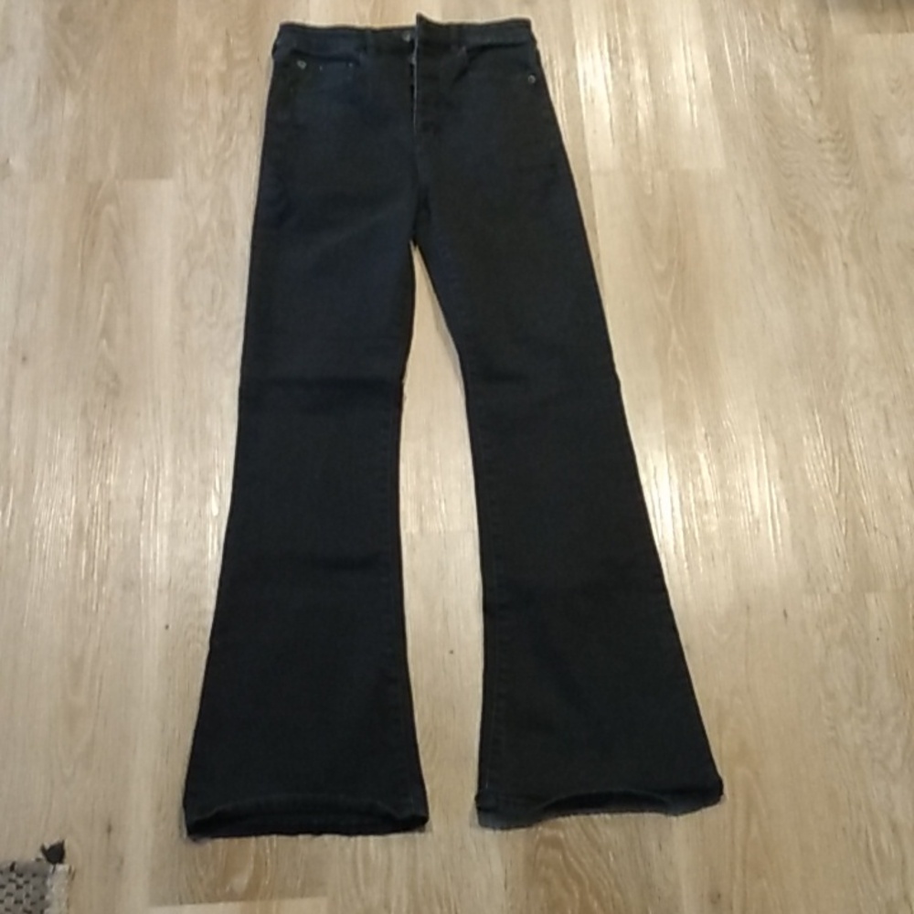 American Eagle Outfitters Black Flare Jeans